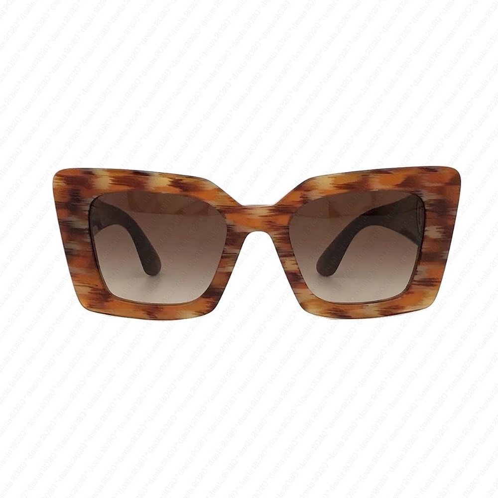New Burberry Daisy BE4344 394013 51mm Spotted Brown Sunglasses - Picture 2 of 12